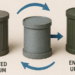 Depleted uranium cylinders