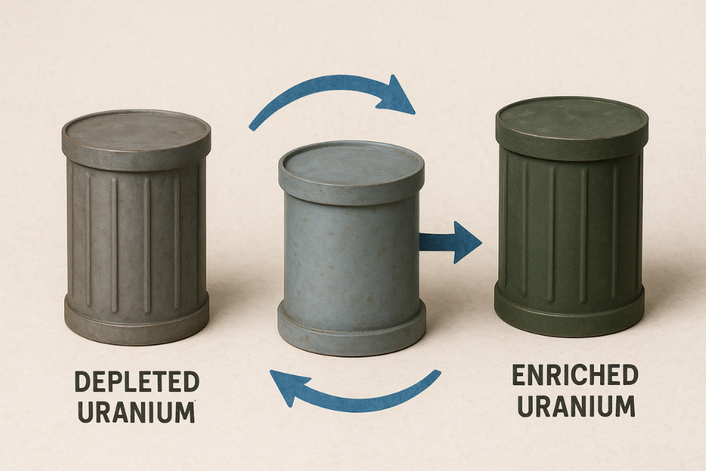 Uranium cylinders